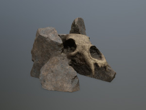 Skull gate 3D Model