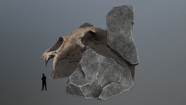 Skullgate Model 3D .c4d .max .obj .3ds .fbx .stl .blend 