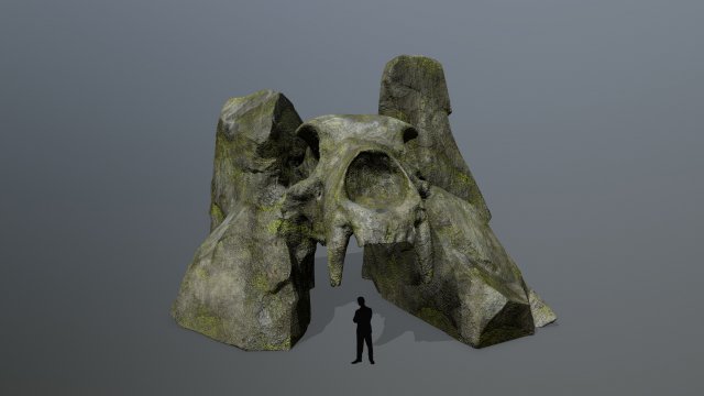 Skull gate Modelo 3D .c4d .max .obj .3ds .fbx .stl .blend 