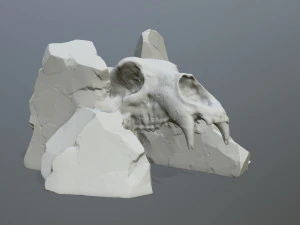 Gerbang tengkorak Model Cetak 3D