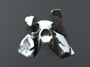 Skull gate 3D 모델