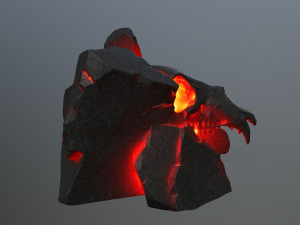 Lava skull gate 3D 모델