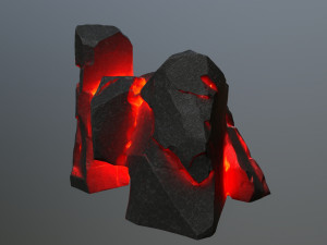 Lava skull gate 3D 모델