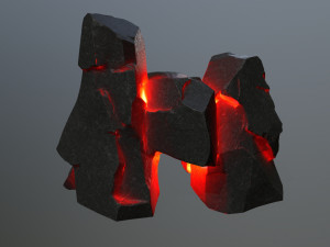 Lava skull gate 3D 모델