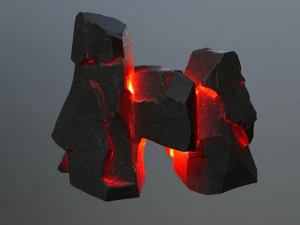 Lava skull gate 3D Model