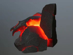 Lava skull gate 3D Model