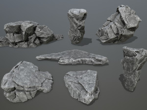 Rocks 3Dモデル