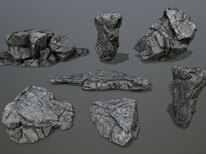 Rocks 3Dモデル