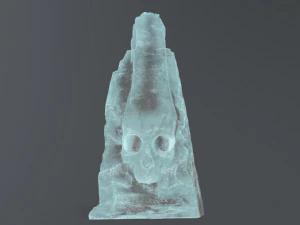 Porta da Caveira Modelo 3D
