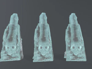 Porta da Caveira Modelo 3D