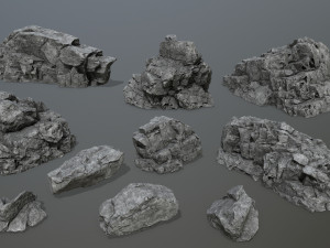 Rocks Modèle 3D
