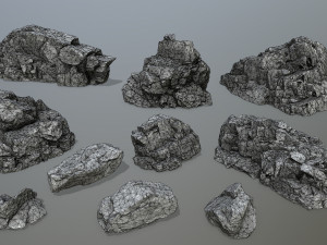 Rocks 3D मॉडल