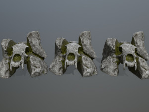 Skull gate Modèle 3D