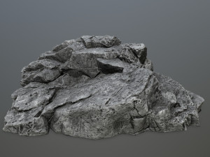 Cliff rocks Model 3D