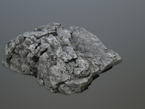 Cliff rocks Model 3D