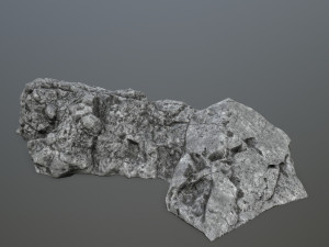 Cliff rocks Model 3D