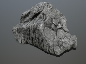 Cliff rocks Model 3D