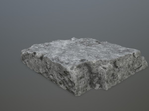 Cliff rocks Model 3D