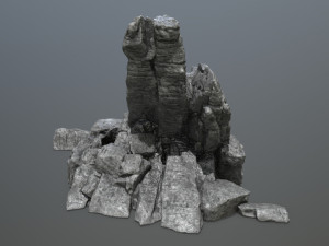 Cliff rocks 3D Model