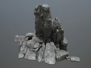 Cliff rocks 3D Model