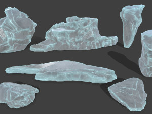 Icicle set Modello 3D