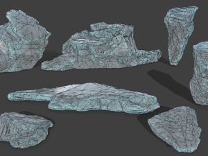 Icicle set Modello 3D