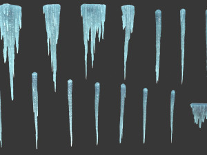 Icicle 3D Model
