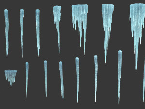 Icicle 3D Model