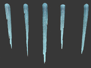 Icicle 3D Model