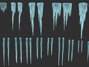 Icicle 3D Model