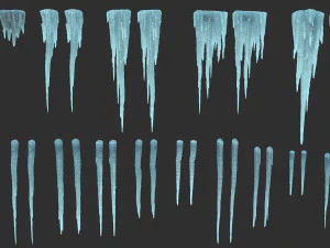 Icicle 3D Model
