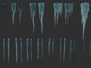 Icicle 3D Model
