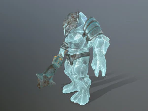 Ice monster 3D Model