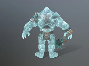 Ice monster 3D Model