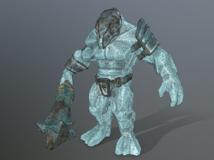 Ice monster 3D Model
