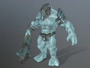 Ice monster 3D Model