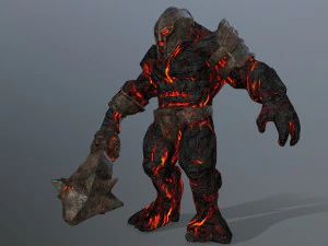 Lava monster 3D Model