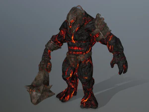 Lava monster 3D Model