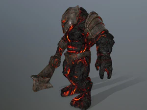 Lava monster 3D Model