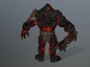 Lava monster 3D Model