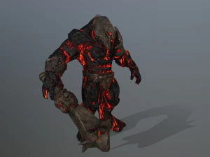 Lava monster 3D Model