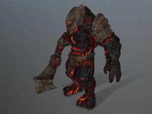 Lava monster 3D Model
