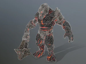 Lava monster 3D Model