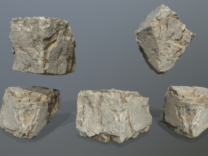 Deser rocks 3D Model