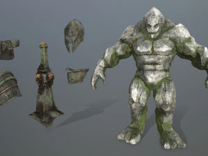 Rock monster 3D Model