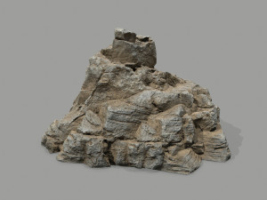 Desert rock set Model 3D
