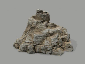 Desert rock set 3D Model