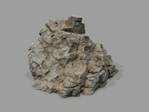 Desert rock set 3D Model