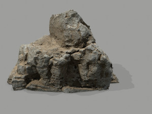 Desert rock set Model 3D