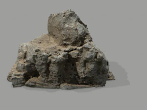 Desert rock set 3D Model
